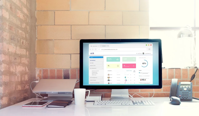 A mockup of the potential dashboard taken from the pitchdeck presented to NBK